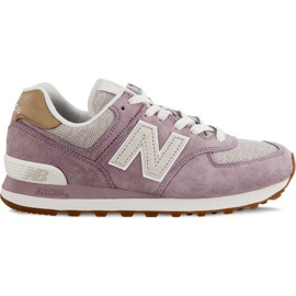 New Balance Wl574clc Kaschmir mit hellem Cliff Grey lila