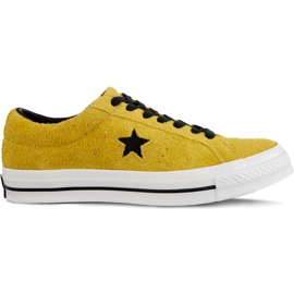 Converse Ein Stern Dark Star C163245 Bold Citron Schwarz Weiß gelb