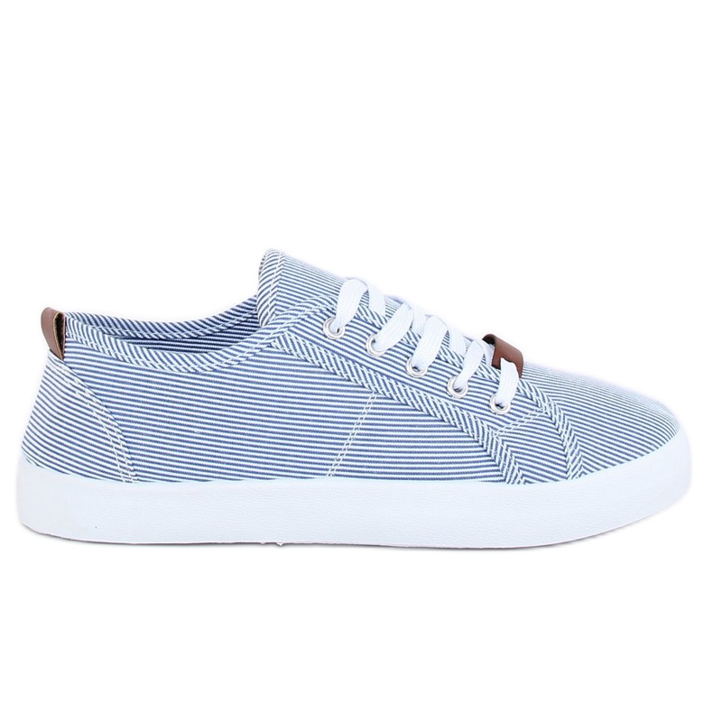 Blaue JX70P Navy gestreifte Sneakers