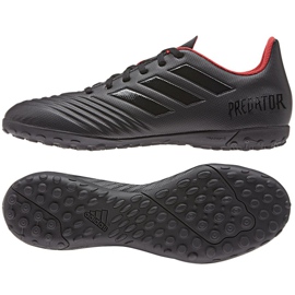 Adidas Predator 19.4 Tf M D97972 Fußballschuhe schwarz schwarz