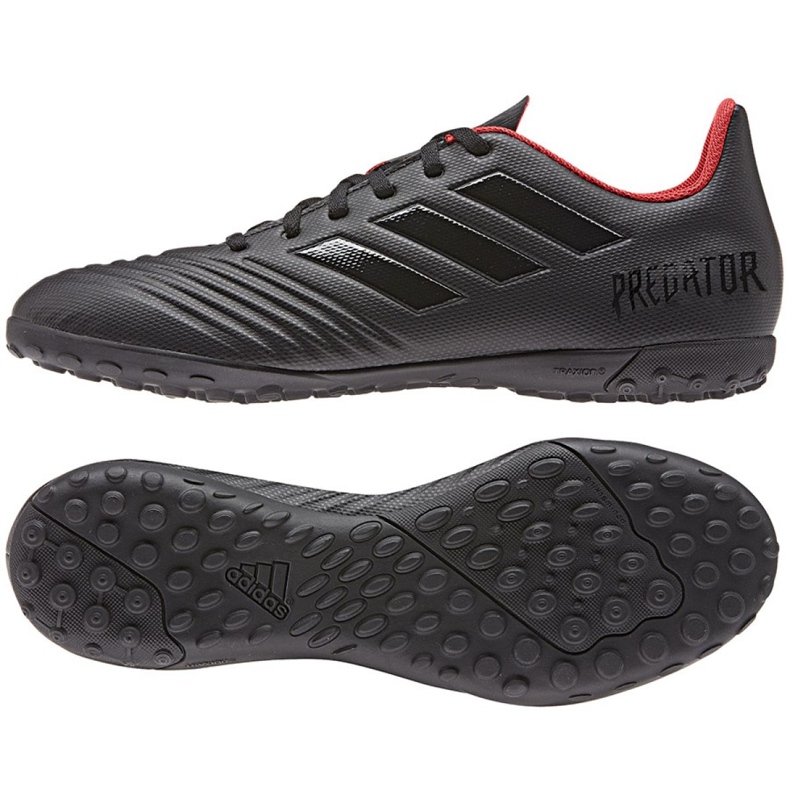 Adidas Predator 19.4 Tf M D97972 Fußballschuhe schwarz schwarz