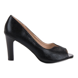Offene VINCEZA Pumps schwarz