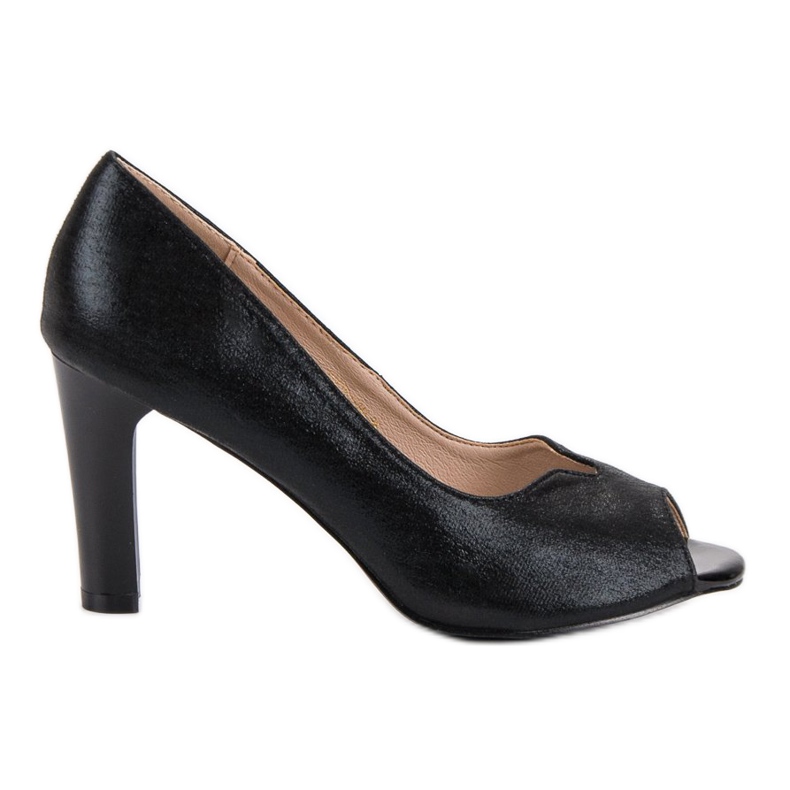 Offene VINCEZA Pumps schwarz