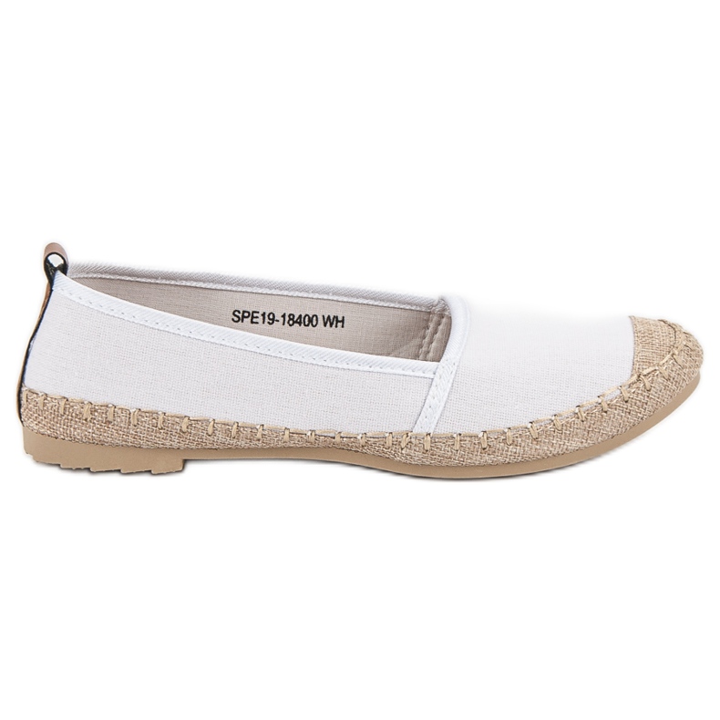 MCKEYLOR Espadrilles weiß