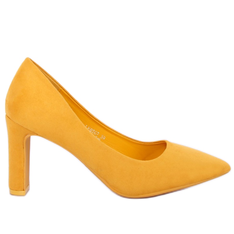 Pumps am gelben Pfosten LE056P Gelb