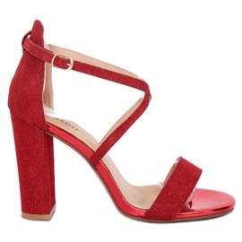 Sandalen am Pfosten rot NC791 Red