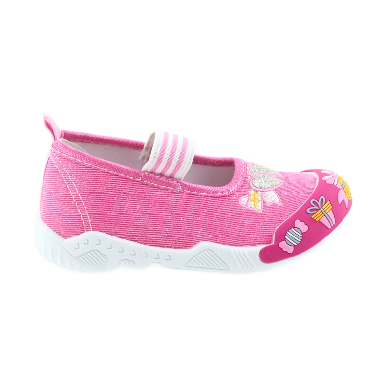 American Club rosa Kinder-Sneaker mit Gummizug 29/19