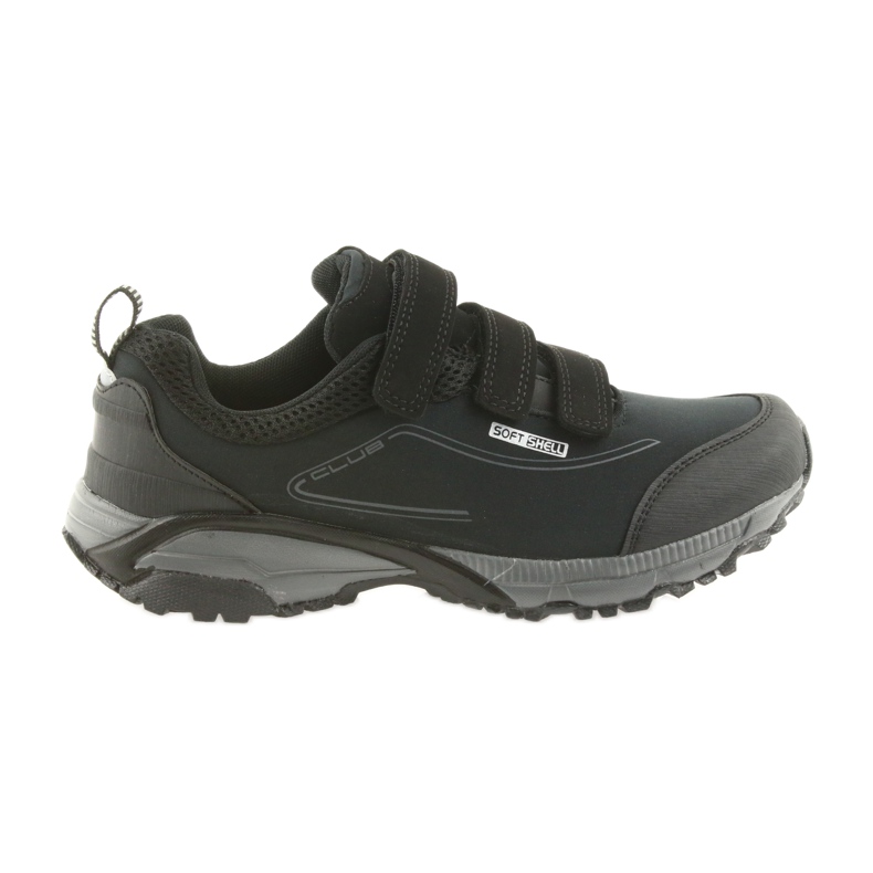 American Club ADI Damen Sportschuhe mit Klettverschluss American wasserdichte Softshell WT08 / 19 schwarz