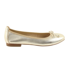 Caprice Ballerinas goldene Schuhe für Damen 22102