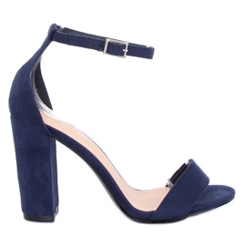 Sandalen am Pfosten marineblau Y2385-27 Navy