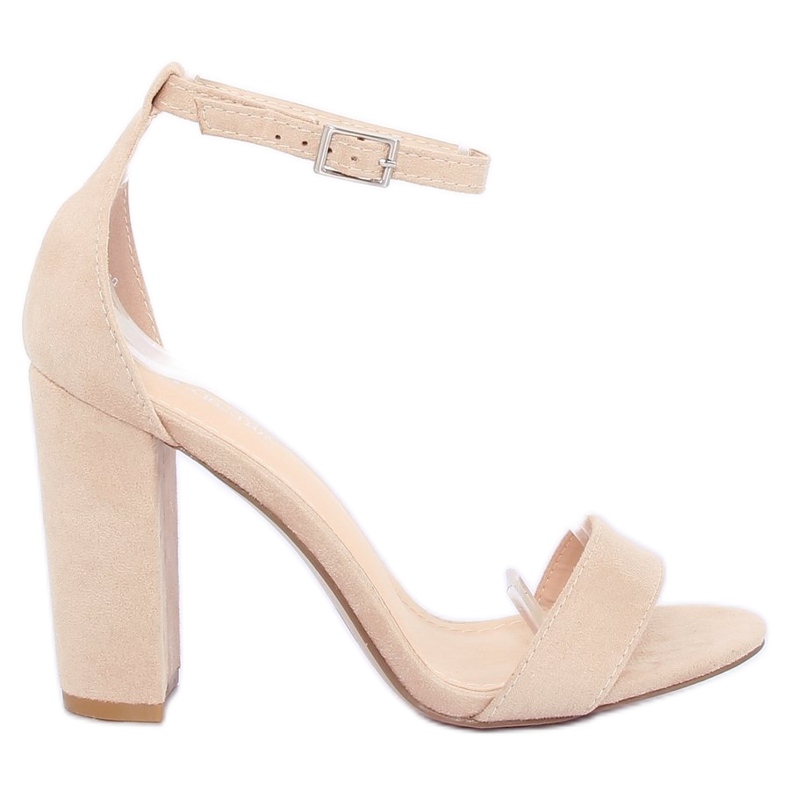 Sandalen auf der Post beige Y2385-27 Beige