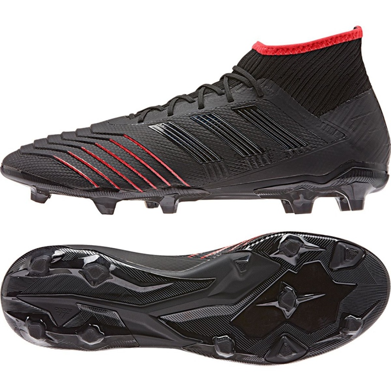 Adidas Predator 19.2 Fg M D97939 Fußballschuhe schwarz schwarz