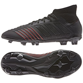 Adidas Predator 19.1 FG Jr D97997 Fußballschuhe schwarz