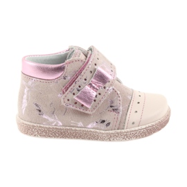Klettstiefeletten Kinderschuhe Ren But 1535 rosa Flamingos