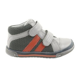 Booties Kinderschuhe Velcro Ren But 3225 grau / orange mehrfarbig navy blau