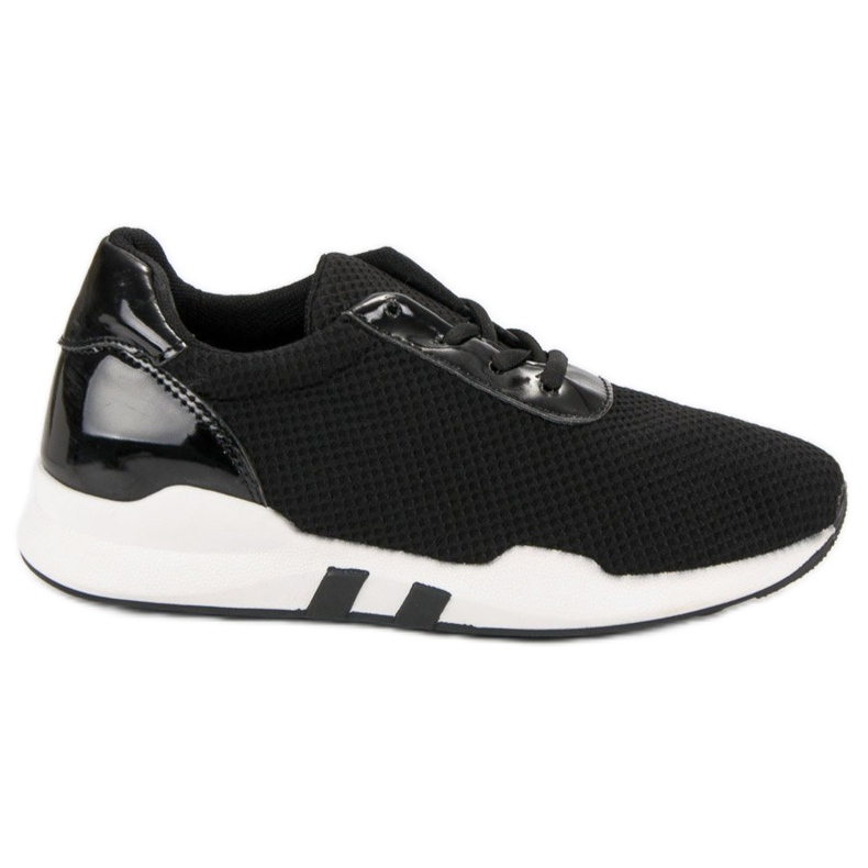 Modische Sportschuhe schwarz