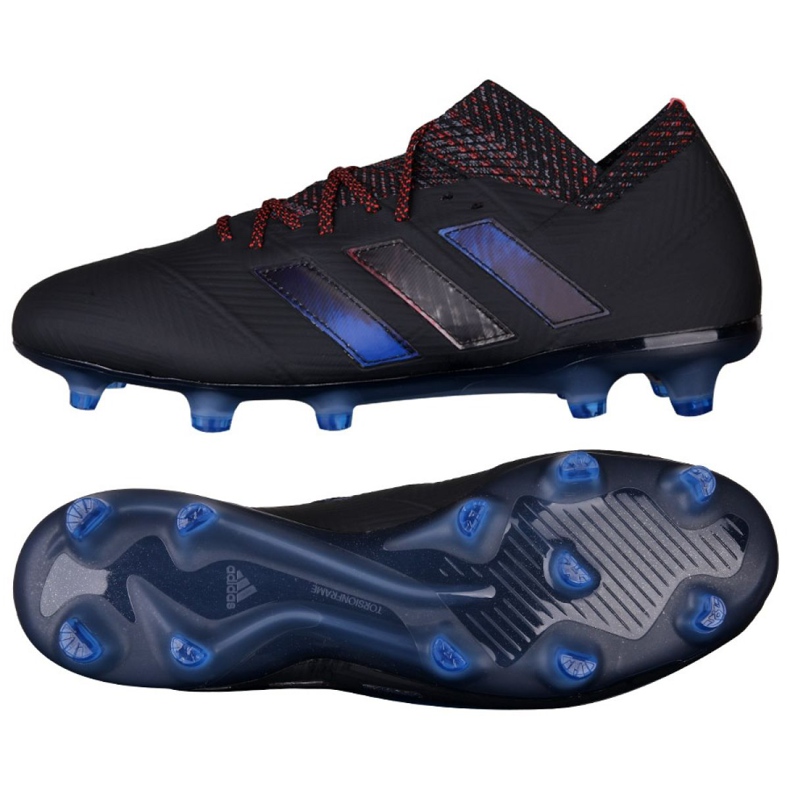Adidas Nemeziz 18.1 Fg M D98007 Fußballschuhe schwarz schwarz