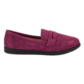 Comer Wildleder-Loafer violett