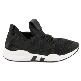 Modische Sportschuhe schwarz