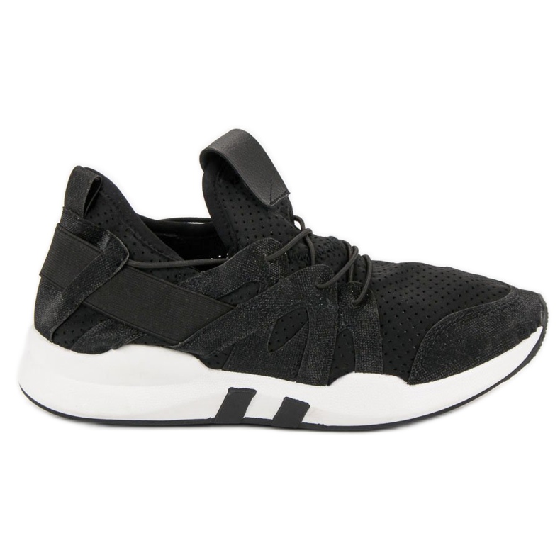 Modische Sportschuhe schwarz