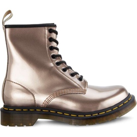 Dr. Martens 1460 veganes Chrome-Rosengold gelb mehrfarbig