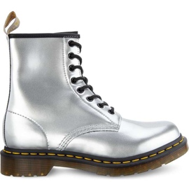 Dr. Martens 1460 veganes Chrom-Silber grau