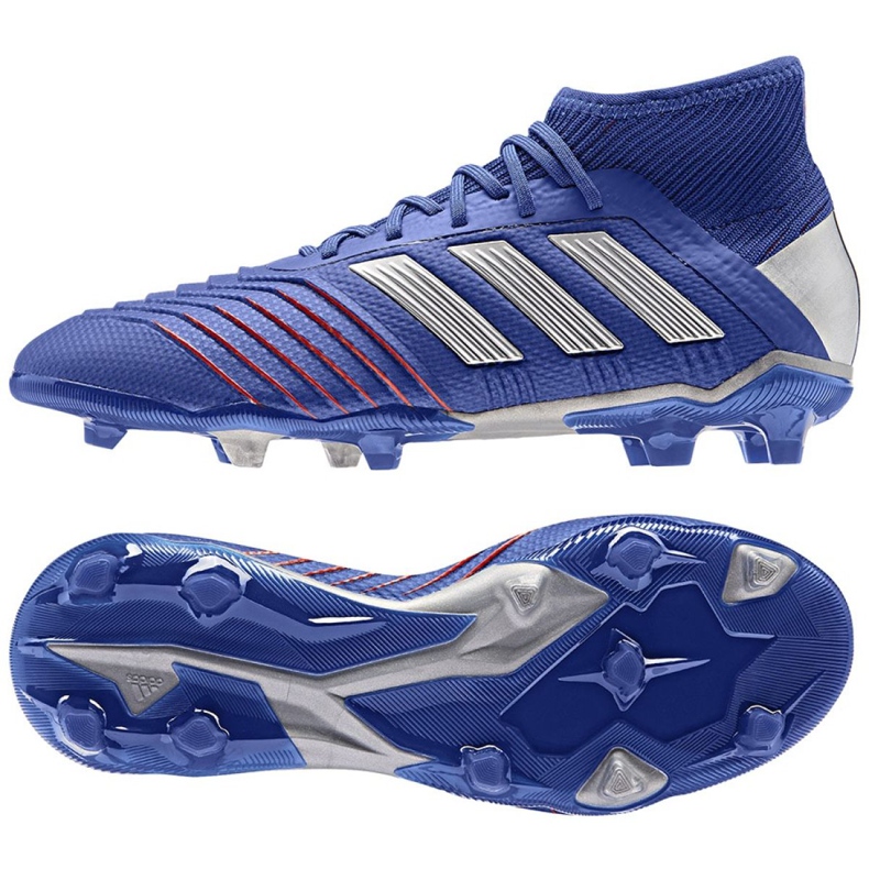 Adidas Predator 19.1 Fg Jr CM8530 Fußballschuhe blau blau