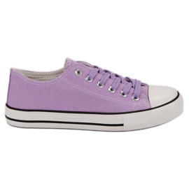 J. Star Klassische lila Turnschuhe violett
