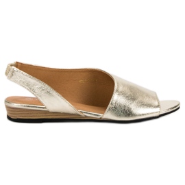 VINCEZA Slip-On-Sandalen gelb