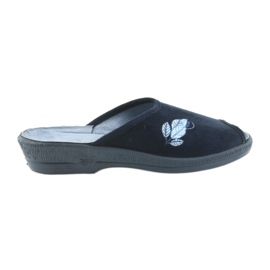 Befado Hausschuhe Damenschuhe PU 581D194 Hausschuhe marineblau