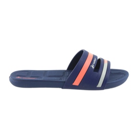 Rider 82504 Damen Badeslipper navy blau rosa