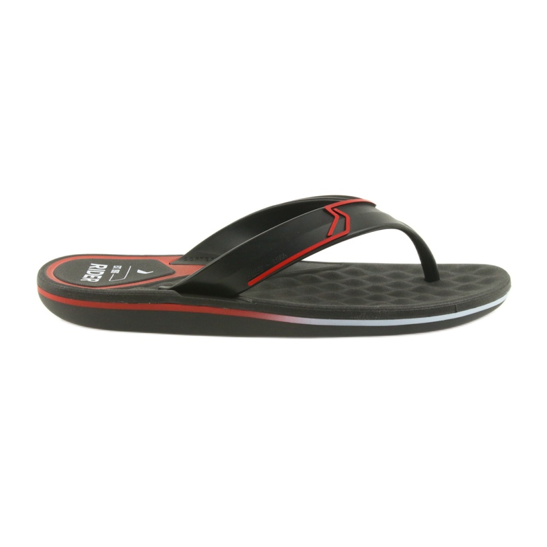 Rider 11315 Herren-Gel-Flip-Flops schwarz rot