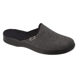 Befado Herrenschuhe pu 089M410 schwarz grau
