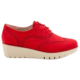 Corina Rote Keilschuhe