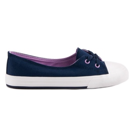 J. Star Marineblaue Turnschuhe