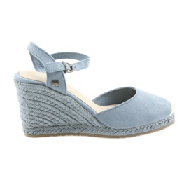 Big Star Sandalen Espadrilles 274A170 blau braun