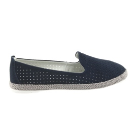 Filippo Lordsy Damen Ballerinas Espadrilles F 081 marineblau