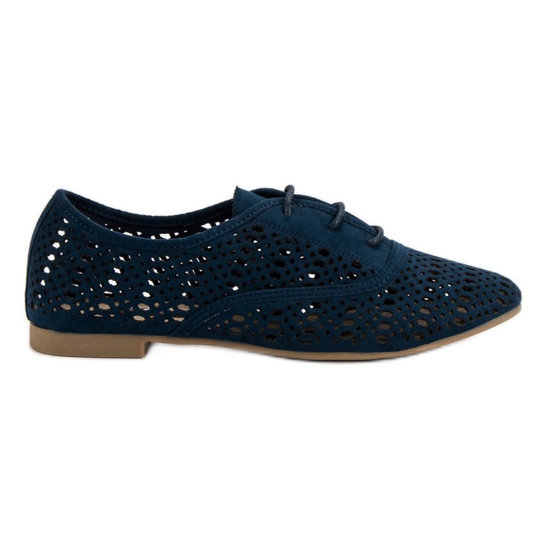 Corina Marineblaue durchbrochene Schuhe navy blau