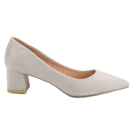 Diamantique Elegante graue Pumps