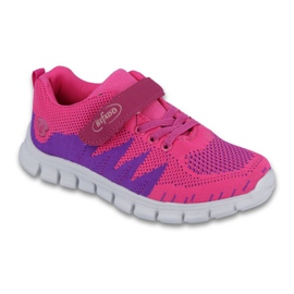 Befado Kinderschuhe bis 23 cm 516Y023 lila rosa