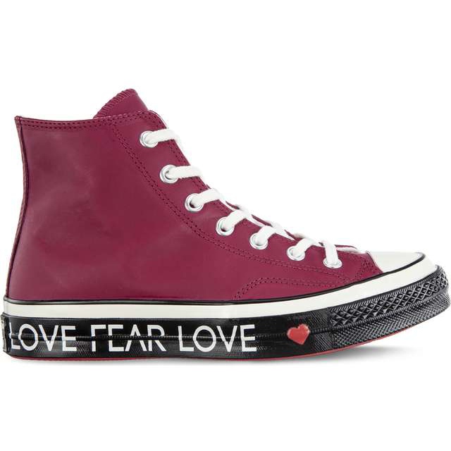 Converse Chuck 70 Rhabarberreiher Schwarz rot