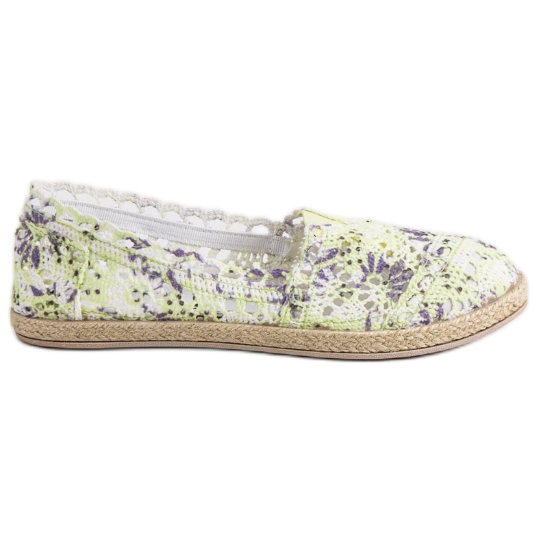 Sweet Shoes Slipper aus Spitze mehrfarbig