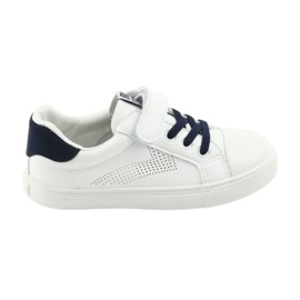 Sneakers Big Star mit Klettverschluss 374107 weiß marineblau