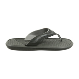 Atletico schwarze Herren Flip-Flops grau