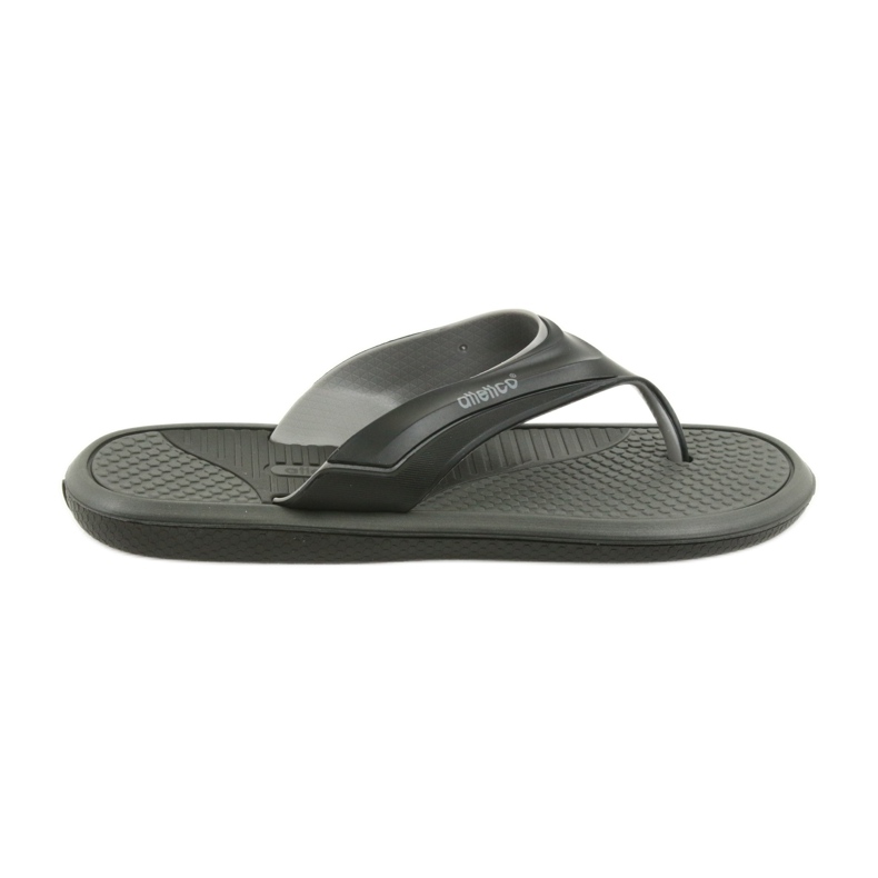 Atletico schwarze Herren Flip-Flops grau