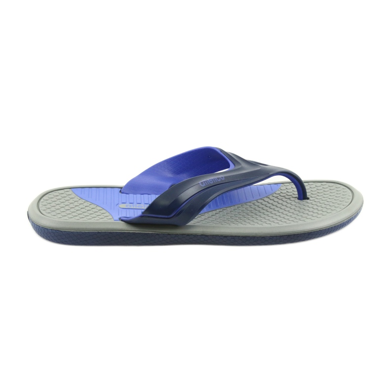 Atletico marineblaue Flip-Flops für Herren grau navy blau