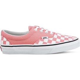 Vans Era Vox Checkerboard Erdbeere weiß rosa