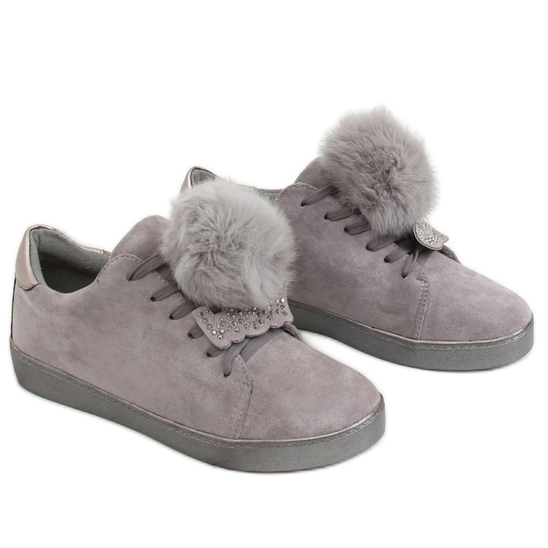 Graue Damen Sneaker 68-95 Grau