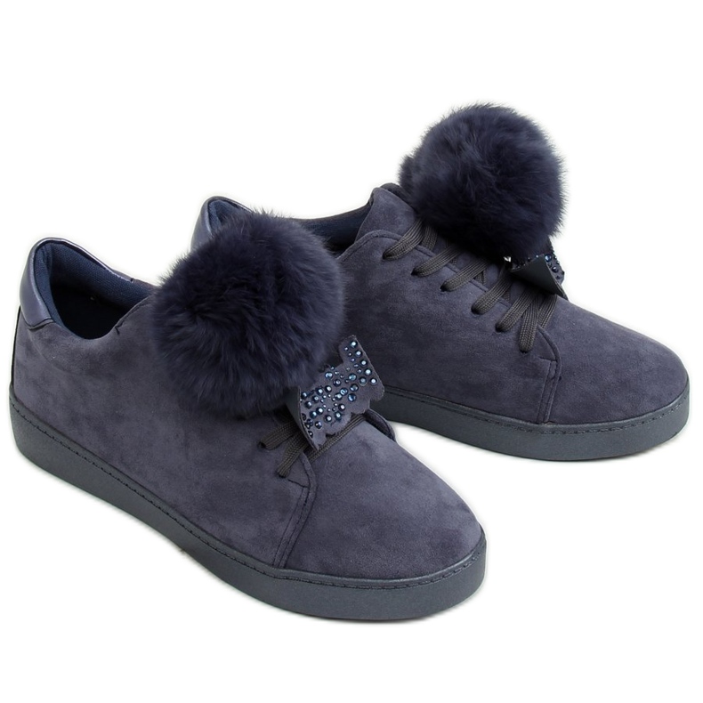 Marineblaue Damensneaker 68-95 Blau navy blau