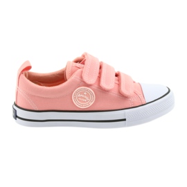 American Club Amerikanische rosa Turnschuhe LH49 weiß